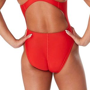 Monos de verano recién llegados al por mayor para mujer, bañador de una pieza, bañador recortado negro, ropa de playa - Product Image 6