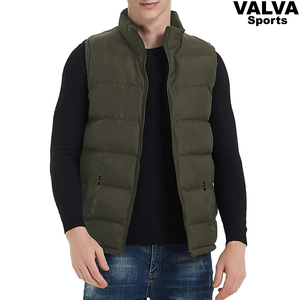 Gilet d'hiver sans manches en toile pour homme, style streetwear décontracté, personnalisé, imperméable et respirant, à prix abordable - Product Image 5