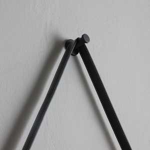 Meuble de salle de bain mural KOS 80CM avec lavabo intégré en noir mat, élégant et idéal pour les petits espaces - Product Image 6