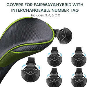 Premium Golf Head <b>Cover</b> Durable Fabric For Long Lasting Club Protection Smooth Fabric Interior - Product Image 3