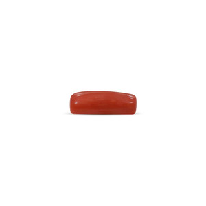 พลอยปะการังสีแดงทรงสี่เหลี่ยม 8.79 กะรัต ได้รับการรับรองจาก GIA หินธรรมชาติสีเหลืองเขียวขาว ขัดเงา ผ่านการอบความร้อน - Product Image 2