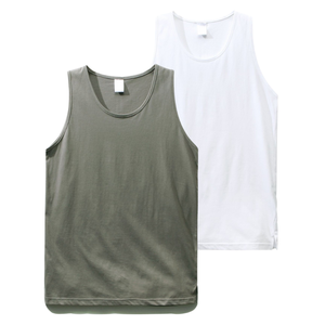 Débardeur côtelé confortable et durable pour hommes prix d'usine gilet de gymnastique débardeur couleurs personnalisées vêtements pour hommes 2025 usine du Vietnam - Product Image 1