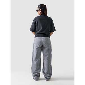 Pantalon cargo décontracté Metallica à taille mi-haute en toile respirante avec un design unique - Product Image 1