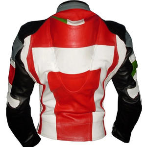 Chaqueta de moto de carreras de cuero genuino para hombre 2025, ropa de motorista multicolor, nombre completo del equipo, impermeable, a prueba de viento, todas las estaciones KATH - Product Image 2