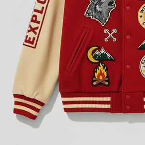 Chaquetas Varsity Vintage de Alta Calidad para Hombre para Invierno, Chaquetas Letterman de Béisbol con Bordado de Chenilla de Lana y Logotipo Personalizado para Hombre - Product Image 3