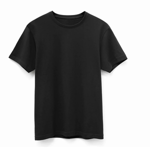 Camisetas de algodón 100% de alta calidad con logotipo personalizado 180 gramos Extra suave transpirable manga corta cuello redondo patrón sólido precio barato - Product Image 1