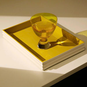 ถาดเคลือบเงาพิเศษสีเงาสูง ถาดเสิร์ฟตกแต่ง เหมาะสำหรับตกแต่งบ้านระดับพรีเมียม - Product Image 1