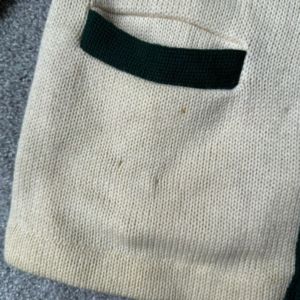 Design Custom College Logos On <b>Cardigan</b> Sweaters Chenille Acrylic Wool with Button Decoration <b>Front</b> and Back Logo for Winter - Product Image 5