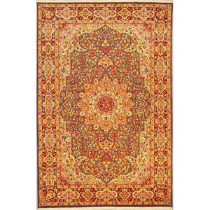 Alfombra persa de Kerman única en su tipo, de 10'2 x 6'8 - Product Image 1