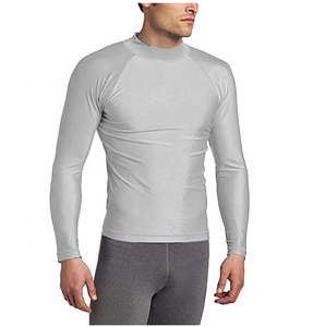 Fabricant de haute qualité vêtements de plein air Rash Guard T-shirts manches longues col rond Rash Guard pour hommes personnalisé OEM - Product Image 6