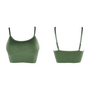 Offre Spéciale respirant de haute qualité écologique soutien moyen Spandex/Polyester sans couture soutien-gorge de sport pour les femmes Fitness Yoga - Product Image 6