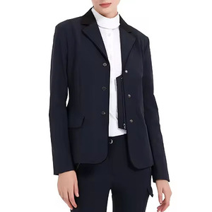 Chaqueta ecuestre impermeable para mujer, precio al por mayor, alta calidad, para montar a caballo, chaqueta de competición, logotipo personalizado - Product Image 1