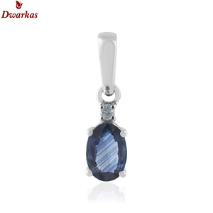 Lujo de alta calidad helado Bling 925 plata esterlina tanzanita piedra preciosa CZ colgante collar mujeres hombres regalo aniversario - Product Image 6
