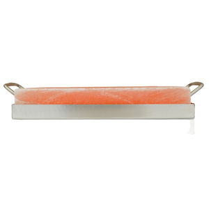 Losa de sal rosa del Himalaya del proveedor directo de fábrica, losas de azulejos tallados con soporte de Metal para uso en la cocina - Product Image 3