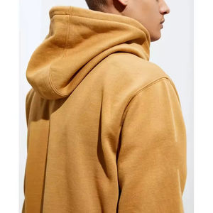 Sweat à capuche d'hiver lourd en coton mélangé, molleton en tissu éponge français OEM, broderie en chenille, écologique, respirant, entièrement personnalisé - Product Image 6