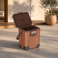 Glacière personnalisée 10L en PP+PE+PU moulée par injection, sans BPA, de qualité alimentaire, étanche, pour les voyages en voiture et les sorties pique-nique
