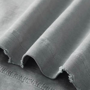 Camisetas de lavado ácido de peso pesado para hombre 100% algodón de talla grande diseño desteñido por el sol FLUXER NEXTGEN respetuoso con el medio ambiente transpirable Regular Fit - Product Image 5