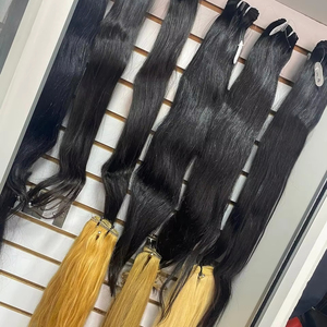 ผมต่อแบบเรียจากอินเดียผมมัดผมดิบจากกัมพูชาพร้อมผมลอนสไตล์อินเดีย - Product Image 1