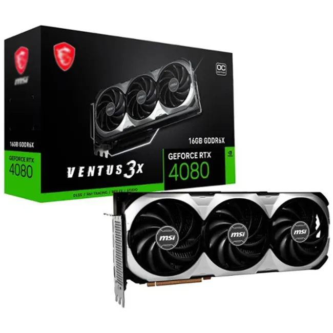GeForce RTX4080 VENTU 3X 16GB GDDR6X-Grafikkarte NVIDIA GPU msi RTX 4080