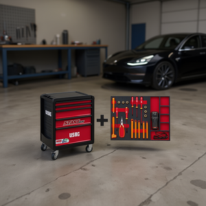 Juego de Herramientas de Mantenimiento para Autos Híbridos y Eléctricos Usag, 20 Piezas, con Carro de Transporte - Product Image 3