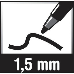 Marcadores STAEDTLER Lumocolor Duo 0.6 y 1.5 mm Rojos Permanentes para Escritura y Corrección - Product Image 3