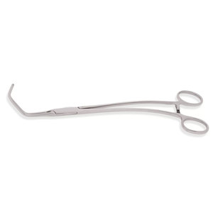 Pinzas Quirúrgicas Manuales Atraumáticas GLOVER DEBAKEY de 10'' (25cm) con Mordazas Anguladas y Vástago Curvo, Instrumentos Médicos de Acero Inoxidable - Product Image 1