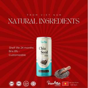 Bebida de Semillas de Chía de 320 ml, Sabor Original de Interfresh Vietnam, Fabricante de Bebidas y Servicio Global OEM ODM - Product Image 3
