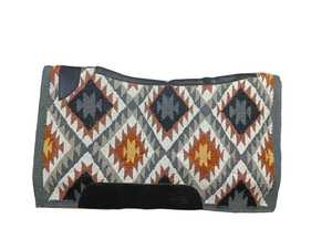 High Quality Custom Made 1/2\" Gray Wool <b>Felt</b> Multi-Color Contour <b>Pad</b> New Zealand Wool Horse Ranch Saddle <b>Pads</b> Size 34x42 Wear - Product Image 4