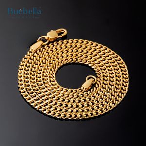 Venta caliente 925 Plata y 14K chapado en oro 3mm Moissanite cadena de eslabones cubanos para hombres Premium 14K chapado en oro 3mm Moissanite collar - Product Image 5