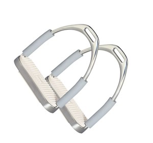 Nouvelle arrivée Trail Riding Horse Etriers Poignée de sécurité légère en acier inoxydable Conception d'exportation d'usine OEM durable - Product Image 2