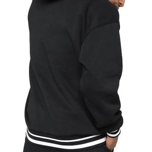 Sudadera con capucha recortada de algodón de gran tamaño 300/350gsm Boxy Fit para hombre, sudaderas con capucha Unisex superb French Terry Blank Heavyweight con logotipo personalizado - Product Image 5