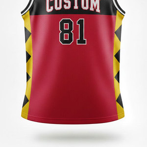 เสื้อกล้ามบาสเก็ตบอลแบบสั่งทำพิเศษสำหรับผู้ชาย เสื้อทีมพิมพ์ลายตามสั่ง เสื้อแขนกุดสำหรับกีฬา - Product Image 5