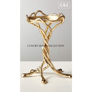 Aluminum <b>Silver</b> Ware Antler Designer Candle Holder Superior Quality Home Decorative Indoor Lights Candle Holder Wholesale Table - Product Image 4