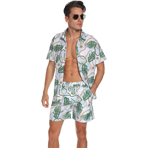 Conjunto corto de alto impacto Diseño informal de verano Tejido de punto de secado rápido Material transpirable Artículo de venta popular OEM de baja tasa - Product Image 3