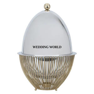 Nouveau Réchaud alimentaire décoratif en métal de luxe avec finition cuir, pour la restauration et la vente en gros - Product Image 5