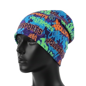 Gorro de Invierno Elástico y Suave para Mujer, Tejido de Poliéster y Elastano, 180GSM, Ligero, Cálido, Sublimación, Logotipo Personalizado, Jacquard - Product Image 3
