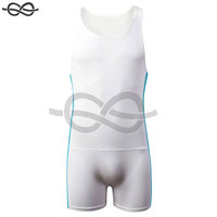 Sous-vêtements pour hommes Justaucorps de sport Short de lutte Combinaison de fitness pour une utilisation active et un confort d'entraînement