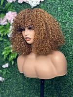 Vente Directe d'Usine Perruques Cheveux Bruts Vietnamiens Bouclés Pixie Alignés Cuticules Super Double Drawn pour Femmes Noires