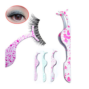 Pince à épiler pour faux cils, applicateur de cils, recourbe-cils pour extensions, outil de maquillage de beauté, pince à épiler de précision durable - Product Image 4
