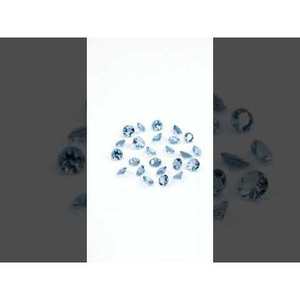 Aguamarina Natural de Grado AAA, Corte Brillante, Calibrada, 3mm y 4mm, Azul Claro, Piedra Preciosa Suelta, Certificada por IGI, Pulida - Product Image 3