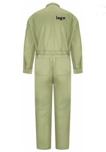 ผู้ชายน้ำหนักเบา Excel Touch Deluxe Coverall ผ้าฝ้าย88% ไนลอน12% ซิปปิดเครื่องล้างจัดหาจากบังคลาเทศ - Product Image 3