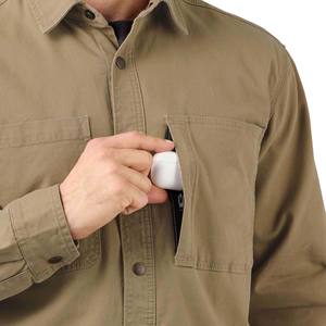 Chaqueta de Trabajo de Lona Resistente para Hombre, de Alta Visibilidad, Transpirable, de Secado Rápido, en Oferta - Product Image 5