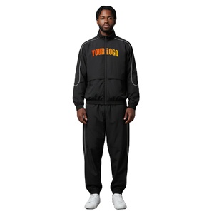Men Windbreaker Tracksuit Breathable Athletic Outfit Lightweight Running Jacket Comfortable <b>Jogger</b> Pants Outdoor and online sale - Product Image 1