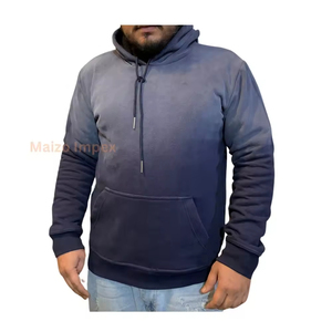 Sweat-shirt à capuche pour homme de qualité supérieure, sur mesure, coupe classique, 100% coton, multicolores, uni, pour l'automne - Product Image 1
