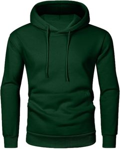Sudadera con Capucha de Algodón Grueso para Hombre, Estilo Urbano, Hombros Caídos, Sudadera Holgada, Mezcla de Algodón Básico, Ropa Casual de Moda - Product Image 5