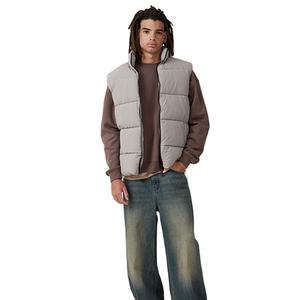 Veste d'hiver chaude pour homme, design personnalisé OEM, vente chaude, streetwear, vêtements décontractés, respirante, fermeture éclair intégrale, vestes sans manches pour homme - Product Image 2