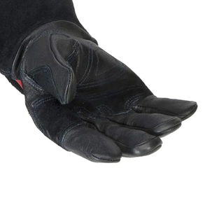 Gants de soudage de travail de sécurité à manchette longue en cuir fendu de vache industriel résistant à la chaleur pour soudeur 60CM de long - Product Image 6