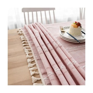 Manteles de Lino 100% Bordados en Gris Ceniza Oscuro, Impermeables, Duraderos, Simples, Sólidos, Sostenibles, Ecológicos, Lavados con Aceite, Cuadrados - Product Image 6