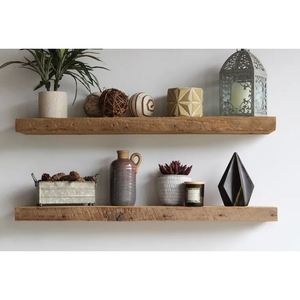Natural Solid Wood Classy Wall <b>Shelves</b> Wall Mounted Storage <b>Shelf</b> for Home Hotels Living Room Kitchen Decor Made in India 2023 - Product Image 2