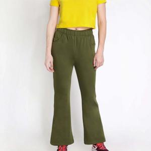 Mallas de Yoga de cintura alta con bolsillo de fitness de moda Nuevo estilo Patrón sólido Medias deportivas Pantalones de cintura elástica para niñas - Product Image 2